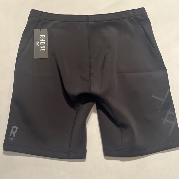 Rhone Freeride Jammer Water Resistant 8" Swimwear Swim Compression Short Black - Picture 3 of 3